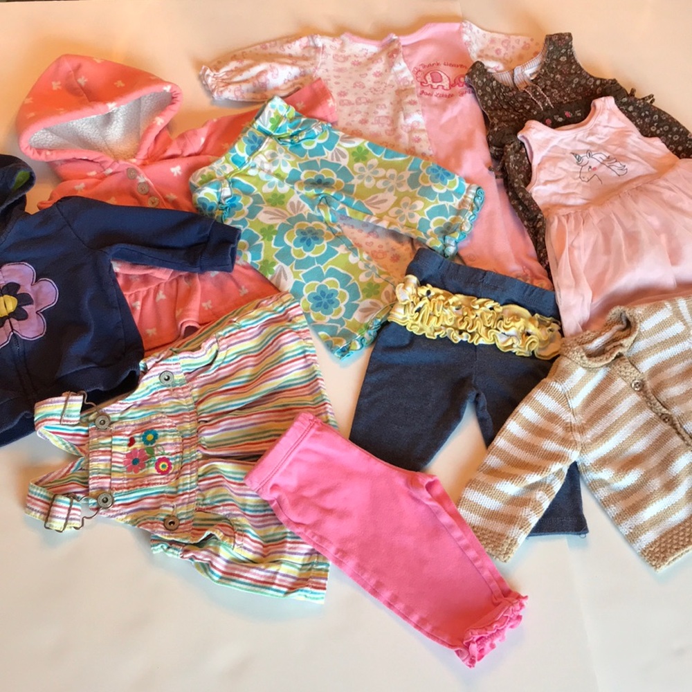 Lot of 0-3M Baby Girl's Outfit Cute Bundle hoodie